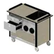 Lakeside 690-10 Food Cart w/ Drawers, Stainless Steel Storage Compartment with Sliding Doors 3 image
