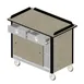 Lakeside 690-20 Food Cart w/ Stainless Steel Storage Compartment with Additional Shelf and Sliding Doors 1 image
