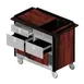 Lakeside 690-30 Food Cart w/ Drawers, Stainless Steel Storage Compartment with Sliding Doors 4 image