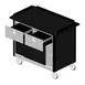 Lakeside 690-40 Food Cart w/ Drawers, Expanded Stainless Steel Storage Compartment 1 image