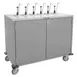 Lakeside 70201 EZ Serve Mobile Condiment Cart w/ 8 Flat Top Pumps, 4 Product Dispensers 1 image
