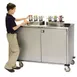 Lakeside 70210 EZ Serve Mobile Condiment Cart w/ 6 Tower Pumps, 4 Product Dispensers 1 image