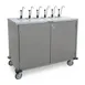 Lakeside 70271 EZ Serve Mobile Condiment Cart w/ 12 Flat Top Pumps, 3 Product Dispensers 1 image