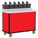 Lakeside 70420 Condi-Express Mobile Condiment Cart w/ 6 Pump Dispensers, 31" Counter Height 1 image