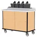 Lakeside 70510 Condi-Express Mobile Condiment Cart w/ 4 Pumps, 2 Cup Dispensers 4 image
