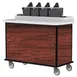 Lakeside 70510 Condi-Express Mobile Condiment Cart w/ 4 Pumps, 2 Cup Dispensers 7 image
