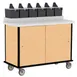 Lakeside 70520 Condi-Express Mobile Condiment Cart w/ 6 Pumps, 36-1/2" Counter Height 1 image