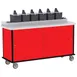 Lakeside 70530 Condi-Express Mobile Condiment Cart w/ 6 Pumps, 2 Cup Dispensers 1 image