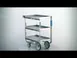 Lakeside 711 Stainless Steel 3 Shelf Utility Utility Cart - 700 lb. Capacity 5 image