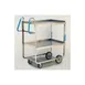 Lakeside 7120 41" Stainless Steel 2-Shelf Ergo-One® Utility Cart w/ Shelf Size 21" x 33" 3 image
