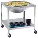 Lakeside 713 Stainless Steel Mobile Mixing Bowl Stand, 80 Qt. Bowl-33-1/4"D x 33-1/4"W x 33"H 1 image