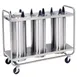 Lakeside 7309 Mobile Open Base 3-Stack Dish Dispenser w/ 9-1/8" Dia. Dish Size, Unheated 1 image