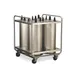 Lakeside 7410 Mobile Open Base 4-Stack Dish Dispenser w/ 10-1/8" Dia. Dish Size, Unheated 3 image