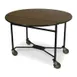 Lakeside 74412 Room Service Table, Round, 40" Dia. X 30"H, 4" Casters (2 w/ Brakes) 1 image