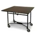 Lakeside 74413 Choice Series Room Service Table, Square, 36"W X 36"D X 30"H, Black Frame 1 image