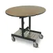 Lakeside 74420 Classic Series Room Service Table, Oval, Bi-Fold, 43"W x 36"D x 31"H 1 image