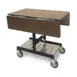 Lakeside 74425 Classic Series Room Service Table, Rectangle, Bi-Fold, 5" Casters (2 w/ Brakes) 1 image