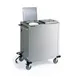 Lakeside 7511 Mobile Enclosed 2 Stack Convection Heated Dish Dispenser, 7" to 10 1/4" Dishes 1 image