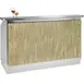 Lakeside 76111 Wilson 50 lb. Ice Bin (2) 7-Bottle Speed Rail-72" Portable Bar 1 image