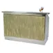 Lakeside 76112 Wilson 50 lb. Ice Bin (2) 7-Bottle Speed Rail-96" Portable Bar 1 image
