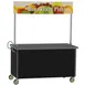 Lakeside 764 Stainless Steel Vending Kiosk / Breakfast / Snack Cart w/ Black Laminate Flat Top 3 image