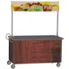 Lakeside 764 Stainless Steel Vending Kiosk / Breakfast / Snack Cart w/ Black Laminate Flat Top 4 image