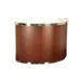 Lakeside 76814 40 lb. Ice Bin (2) 7-Bottle Speed Rail-90" Portable Bar 1 image