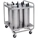Lakeside 796 Mobile Open Base 4-Stack Dish Dispenser w/ 7.5" Dia. Dish Size, Heated 1 image