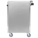 Lakeside 815 28" Metal Bus Utility Transport Cart w/ (4) Shelf, Stainless Steel  3 image