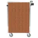 Lakeside 815 28" Metal Bus Utility Transport Cart w/ (4) Shelf, Stainless Steel  6 image