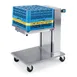 Lakeside 818 Single Platform Mobile Cantilever Tray Dispenser for 14" x 18" Trays 1 image