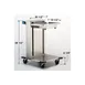 Lakeside 819 Stainless Steel Mobile Cantilever Tray Dispenser for 15" x 20" Trays 5 image