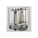 Lakeside 8212 Mobile Open Base 2-Stack Dish Dispenser w/ 12.25" Dia. Dish Size, Heated 3 image
