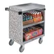 Lakeside 844 3 Shelf Stainless Steel Enclosed Bus Utility Cart - 700 lb. Capacity 3 image