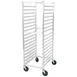 Lakeside 8522 18 Pan End Load Aluminum Roll-In Cooler Rack w/ Angle Ledges, 2" Bottom Load Slides 1 image