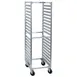 Lakeside 8547 34 Pan End Load Aluminum Bun / Sheet Pan Rack w/ Channel Ledges, 1-1/2" Bottom Load Slides 1 image