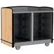 Lakeside 8704 Stainless Steel Full-Service Hydration Cart w/ Flat Top, 2 Interior Compartments 6 image