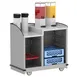 Lakeside 8706 Stainless Steel Full-Service Hydration Cart w/ Dual Height Top, 2 Interior Compartments 3 image