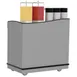 Lakeside 8708 Stainless Steel Full-Service Hydration Cart w/ Flat Top, High Sides, 2 Interior Compartments 1 image