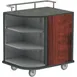 Lakeside 8713 Stainless Steel Self-Serve Compact Hydration Cart w/ 3 Open Corner Shelves 1 image