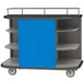 Lakeside 8715 Stainless Steel Self-Serve Compact Hydration Cart w/ 6 Open Corner Shelves 1 image