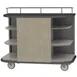 Lakeside 8715 Stainless Steel Self-Serve Compact Hydration Cart w/ 6 Open Corner Shelves 3 image