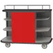 Lakeside 8715 Stainless Steel Self-Serve Compact Hydration Cart w/ 6 Open Corner Shelves 4 image