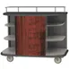 Lakeside 8715 Stainless Steel Self-Serve Compact Hydration Cart w/ 6 Open Corner Shelves 5 image