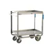 Lakeside 8820 36" Extreme Duty Stainless Steel 2 Shelf Utility Cart w/ 24-5/8" Shelf Clearance 3 image
