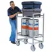 Lakeside 8840 35" Extreme Duty Stainless Steel 2 Shelf Utility Cart w/ 27" Shelf Clearance 1 image