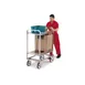 Lakeside 8840 35" Extreme Duty Stainless Steel 2 Shelf Utility Cart w/ 27" Shelf Clearance 3 image