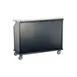 Lakeside 887 63" Portable Bar with Laminate Finish, Removable (2) 7-Bottle Speed Rail, and 40 lb. Ice Bin 4 image