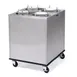 Lakeside 919 Mobile Enclosed 4-Stack Dish Dispenser w/ 7.5" Dia. Dish Size, Heated 1 image