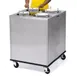Lakeside 928 Mobile Enclosed 4-Stack Dish Dispenser w/ 9.75" Dia. Dish Size, Unheated 1 image